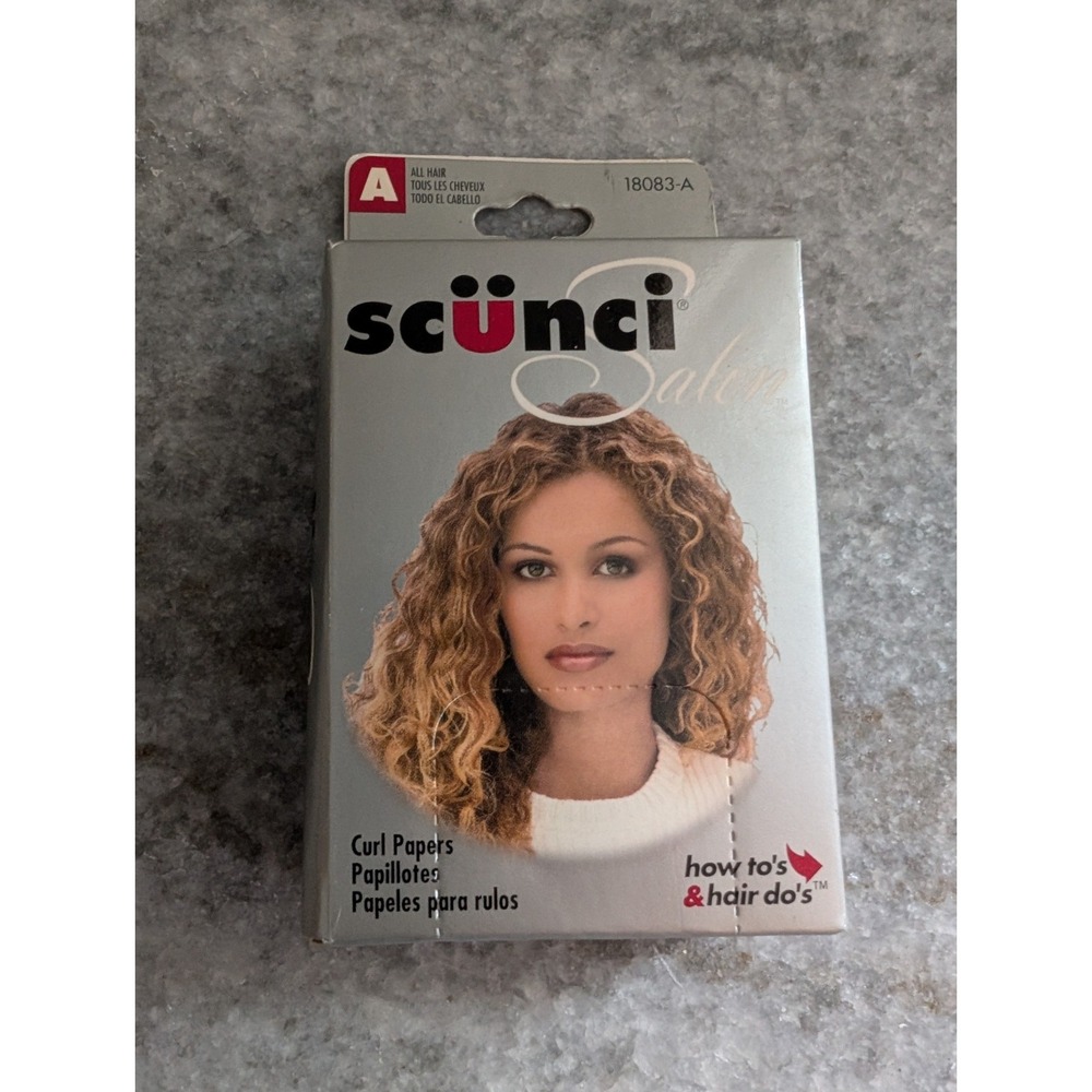 NEW Vintage Scunci 2002 Curl Papers‎